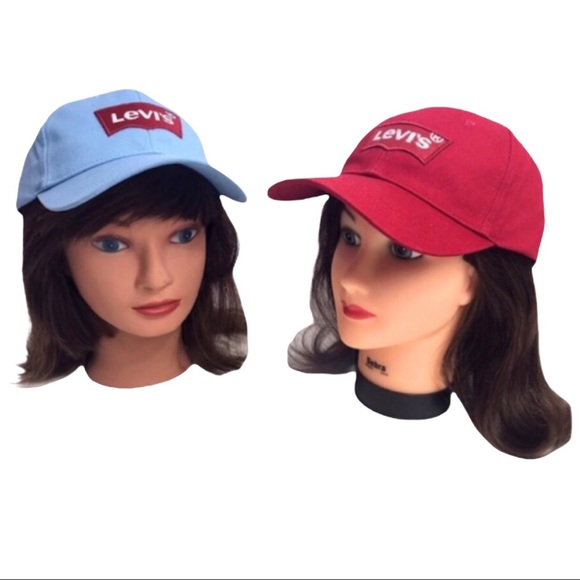 NWT Levi’s SnapBack Baseball Hat, Red or Blue - Picture 14 of 16